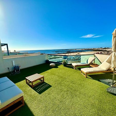 Apartamento Villa Bruno Con Vistas Al Mar, Primera Linea De Playa Cotillo Exteriör bild